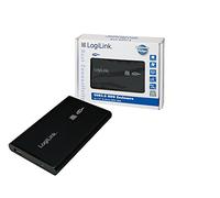 LogiLink UA0041B - External USB 2.0 recinto de Disco Duro (2.5", SATA, Aluminio) Negro