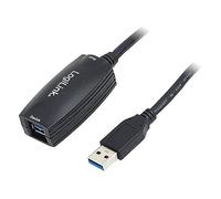 LOGILINK UA0127 - Cable alargador USB 3.0, negro, 5 metros
