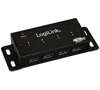 LogiLink UA0149 - Hub de 4 Puertos USB 3.0 con Cable de alimentación y Carcasa de Metal