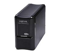 LogiLink ua0154 a USB 3.0 "Two Bay Raid Protección de Aluminio, 2 x 3,5 Pulgadas Negro