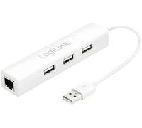 LogiLink UA0174 - Adaptador de 3 Puertos USB 2.0 a Fast Ethernet