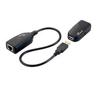 LogiLink UA0178 - Cable de Extension USB 2.0 a Cat 5 (con Receptor y transmisor, Distancia Maxima 50 m)