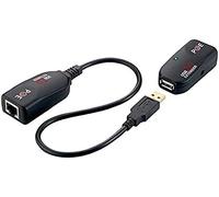 LOGILINK Ua0207 USB 2.0 Extender, De hasta 50 Metros A Través De Un Cable Cat 5, PoE