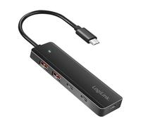 LogiLink UA0412 - Hub USB-C ultradelgado (USB 3.2 Gen 2), 4 Puertos (2 Puertos USB-A, 2 Puertos USB-C)