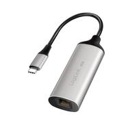 LogiLink UA0456 - Adaptador USB-C (3.2 Gen 1) a RJ45 Gigabit Ethernet (5 Gbps), Control de Flujo dúplex Completo