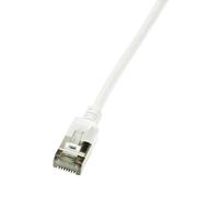 Logilink ultraflex slimline cable de red blanco 1 m cat6a s/utp (stp)