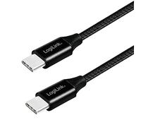 LOGILINK USB 2.0 Kabel, USB-C ZU USB-C, Schwarz, 1,0M