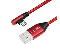 LOGILINK USB 2.0 STECKER 2.0 ZU USB-B (90° GEWINKELT) 1,0M