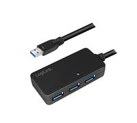 Logilink Usb 3.0 Active Repeater Cable Up To 10m With 4-Port Hub - UsB-Erweiterung - Superspeed Usb 3.0 - Bis Zu 10 M (ua0262)