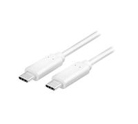 Logilink USB 3.1 ANSCHLUSSKABEL USB-C GEN2, 0,5 M Weiss