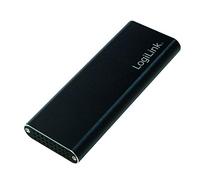 LOGILINK UA0314 - Carcasa externa M.2 SATA HDD/SSD, USB 3.1, negra