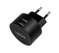 LogiLink USB Steckdosenadapter 2port,10.5W,Fast Ch NUEVO