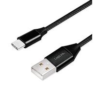 LOGILINK CU0139 - Cable de carga y sincronización, USB-A -> C, 0,3 m, &aacu