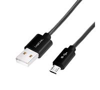 LOGILINK USB ZU Micro USB STECKER Sync & LADEKABEL, Grau, 2M