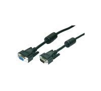 CABLE VGA M-H 1.8M HD DB15 EXTENSOR LOGILINK BLANC CON FERR
