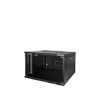 LogiLink W06A40B estante 50 kg Bastidor de pared 6U Negro - Estantería (50 kg, Bastidor de pared, 6U, Negro, 48,3 cm (19"), 540 mm)