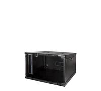 Logilink w06b54b armario rack 6u bastidor de pared negro