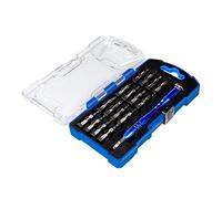 LogiLink WZ0056 Juego de destornilladores de 18 piezas con puntas a presión - azul/plata