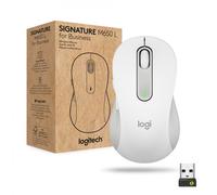 Logitech Signature M650 for Business, Ratón inalámbrico, para Manos pequeñas/Medianas, Logi Bolt, Bluetooth, SmartWheel - Blanco