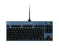 Logitech 920-010534 G PRO Teclado, League of Legends Edition, USB, QWERTY, Alemán, Negro/Azul/Oro