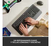 Logitech 920-010917 teclado Oficina RF Wireless + Bluetooth QWERTY Español Grafito