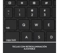 Logitech - 920-011439 teclado para móvil QWERTY Español Smart Connector Gris