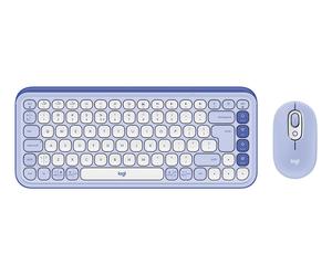 Logitech 920-013078 POP Icon Combo Ratón y Teclado Lila