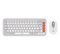 Logitech 920-013141 POP Icon Combo Ratón y Teclado Blanco Roto