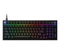 Logitech G316 X 98, frecuencia de actualización de 8 kHz, interruptores táctiles Intercambiables en Caliente, Estructura con Juntas, Pantalla LED de Matriz de Puntos y dial