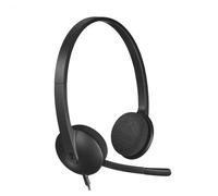 Logitech 981-000507 H340 Auricular USB con cable negro