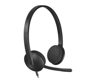 Logitech 981-000507 H340 Auricular USB con cable negro