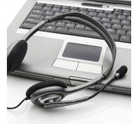 Logitech - 981-000593 auricular y casco Auriculares Alámbrico Diadema Oficina/Centro de llamadas Negro