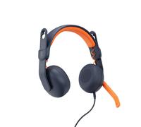 Logitech 981-001367 Zone Learn Auriculares Con Cable para Educación Azul Naranja