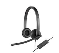 Logitech Auriculares H570e Con Microfono/ Diadema/ Usb Negro