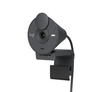 Webcam Logitech Brio 300 FHD con Micrófono Negra