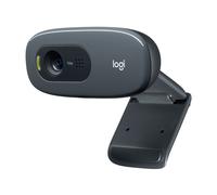 Logitech C270 Cámara Web 3MP HD 720p 60° Campo Fija Fokus USB Skype 960-001063