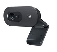 Logitech C505 HD Webcam Streaming - Cámara USB Externa con definición de 720p para Ordenador de sobremesa o portátil con micrófono de Largo Alcance, Compatible con PC, Mac o Chromebook - Negro