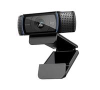Logitech C920 HD Pro Webcam,Videoconferencias1080p/30 fps,Sonido Estéreo,Corrección de Iluminación HD,Skype/Hangouts/FaceTime, PC/Mac/Android/Chromebook, Funcionan con Teams, Google Meet, Zoom-Negro