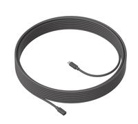 Logitech Cable de extensión de micrófono MeetUp 10 metros Grafito