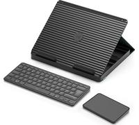 Logitech Casa Pop-Up Desk Soporte para portátil, Grafito, Disposición QWERTY Inglés Reino Unido