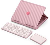 Logitech Casa Pop-Up Desk Soporte para portátil, Rosa, Disposición QWERTY Inglés Reino Unido
