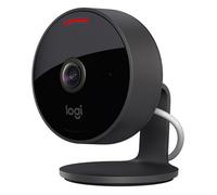 Logitech Circle View Cámara Seguridad IP - Interior y Exterior - 1080p Full HD - WiFi - 180° - Sensor Movimiento - IP64 - Visión Nocturna - 961-000490 - Negro