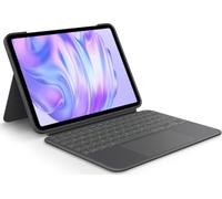 Logitech Combo Touch - Custodia Con Tastiera E Custodia Folio - Con Trackpad - Retroilluminata - Connettore Apple Smart - Qwertz - Tedesco - Grafite