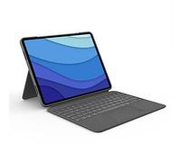 Logitech Combo Touch - Custodia tastiera e Carta - con trackpad - retroilluminato - Smart Connector - QWERTY - Italiana - Grigio Oxford - per 12.9-Inch iPad Pro (5^ generazione)