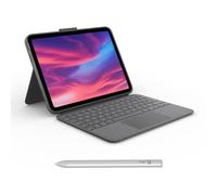 Logitech Combo Touch Funda con Teclado Extraíble para iPad 10.ª Generación, Grey