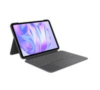 Logitech Combo Touch, Funda con Teclado, iPad Pro 11 Pulgadas (M4)(2024) - Teclado retroiluminado extraíble con Soporte abatible, Escritura cómoda, Modo Multiuso, Disposición QWERTY Español - Grafito