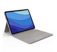 Logitech Combo Touch Funda con teclado iPad Pro de 11 pulgadas (1.ª, 2.ª, 3.ª, 4.ª generación - 2018, 2020, 2021, 2022) Retroiluminado, Trackpad pulsable en cualquier punto, QWERTY Español - Arena