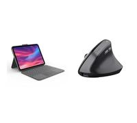 Logitech Combo Touch Funda & Trust Yuno Ratón Vertical Inalámbrico