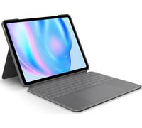 Logitech Combo Touch iPad Air 13 Pulgadas (M2)(2024) Funda con Teclado - Teclado retroiluminado Desmontable con Soporte, Escritura cómoda, Modo Multiuso - QWERTZ