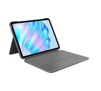 Logitech Combo Touch para iPad Air de 11 Pulgadas (M2, M3 y M4) y iPad Air (5.ª generación) Funda con Teclado - retroiluminado Desmontable con Soporte, Disposición QWERTY ESP - Gris